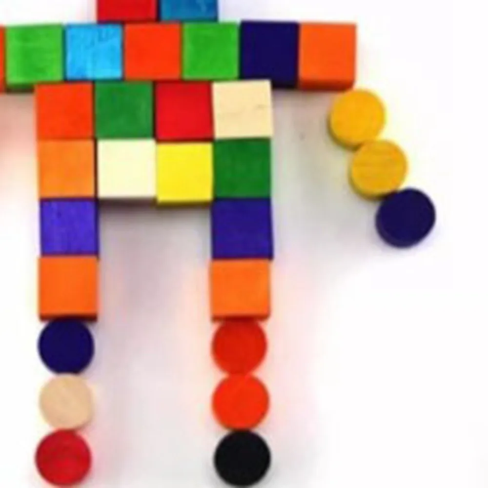 

100pcs Unfinished Wood 2cm Wooden Cubes Wood Color Square Wood Blocks Unfinished Smoothed Surfaces DIY Wooden Cubes Painting