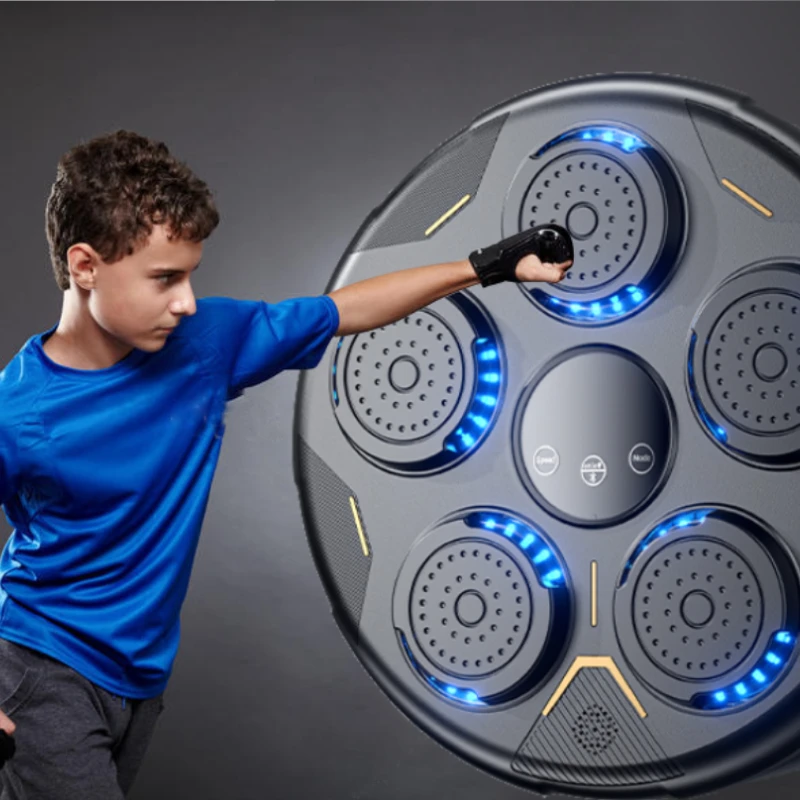 Smart Music Boxing Machine Boxing Wall Target with LED And Sound Reaction Training Kids Adults Relaxing