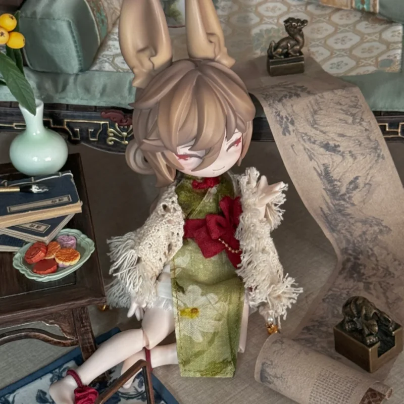 

Inedible Doll Jumping Moon Time Rabbit Treasure Series Blind Box Bag Mystery Box Toys Doll Cute Anime Figure Desktop