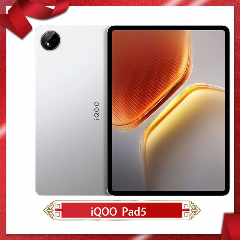 جديد وأصلي IQOO Pad 5 WIFI نسخة MTK الأبعاد 9300 + 12.1 بوصة LCD 144 هرتز 44 واط شاحن سريع 10000Mah 8MP كاميرا Type-C Pad5