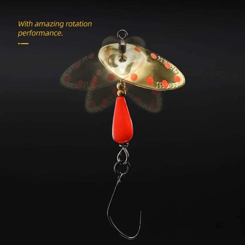 BLUX AR-S سبينر طعم معدني 2.1 جرام/3.5 جرام هوك واحد الدورية الطعم الاصطناعي النحاس شفرة ملعقة تيار منطقة سمك السلمون المرقط صيد السمك #3