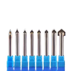 Weitol 6mm shank  CNC engraving bit  carbide alloy stone engraving cutter  alloy  Carving Tools for stone