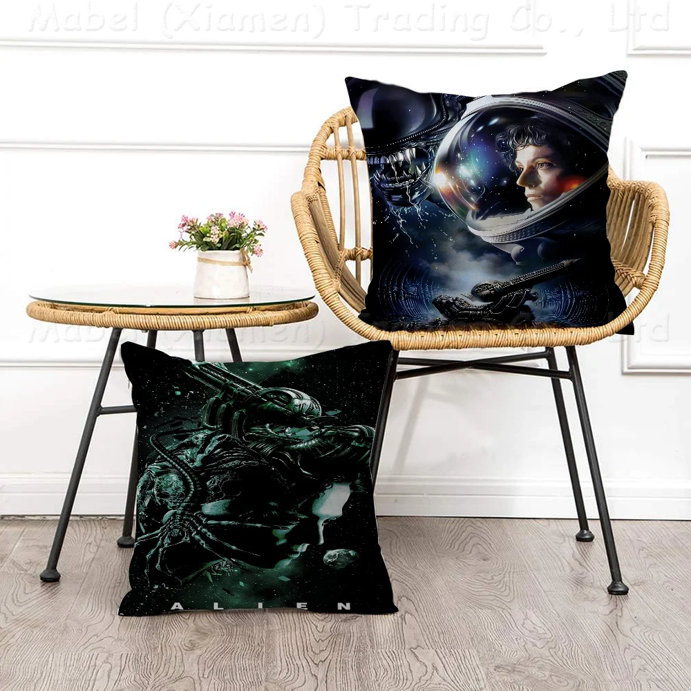 

Movie Sci-Fi Alien Personalized Pillow Dust Cover Bedroom Kids Party Decoration Pillowcase Birthday Children Gift