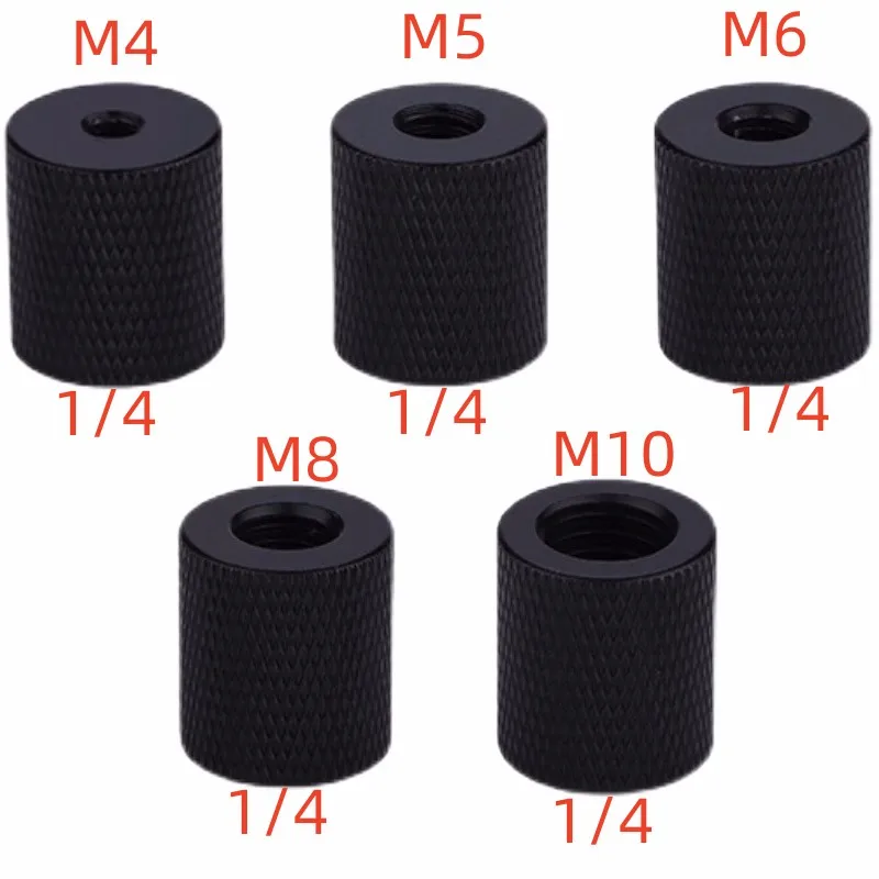 1/4 to M4 M6 M8 M10 Female to female Screw Mount Adapter for camera tripod camera photography accessories