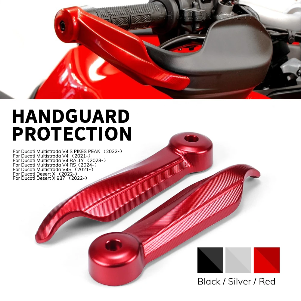 

Motorcycle Handlebar Handguard Protection Sliders Hand Guard Protector For Ducati Multistrada V4 2021 2022- Desert X DesertX