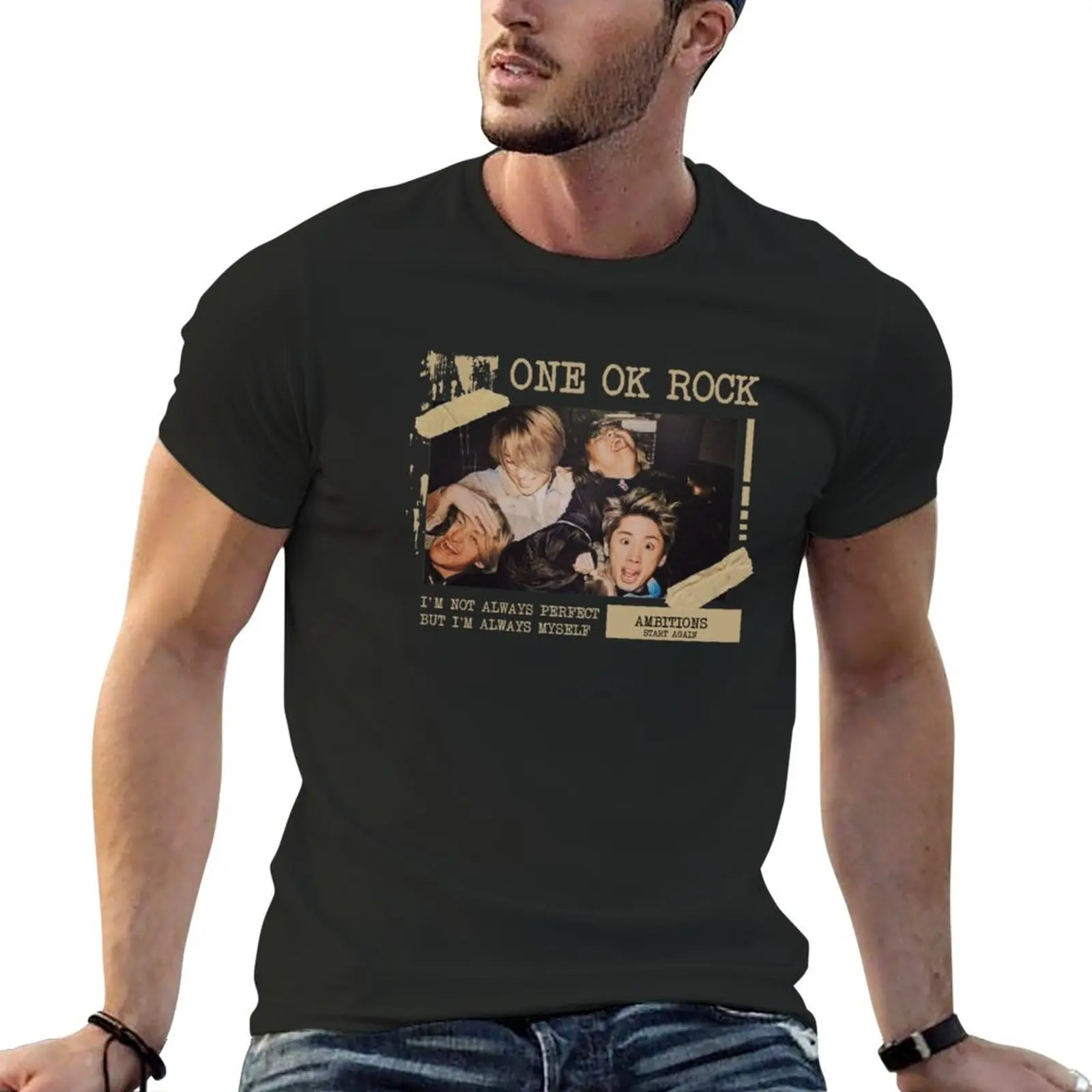 New Ambitions - Ok Rock T-Shirt sweat shirt plus size tops sublime t shirt funny t shirts big and tall t shirts for men