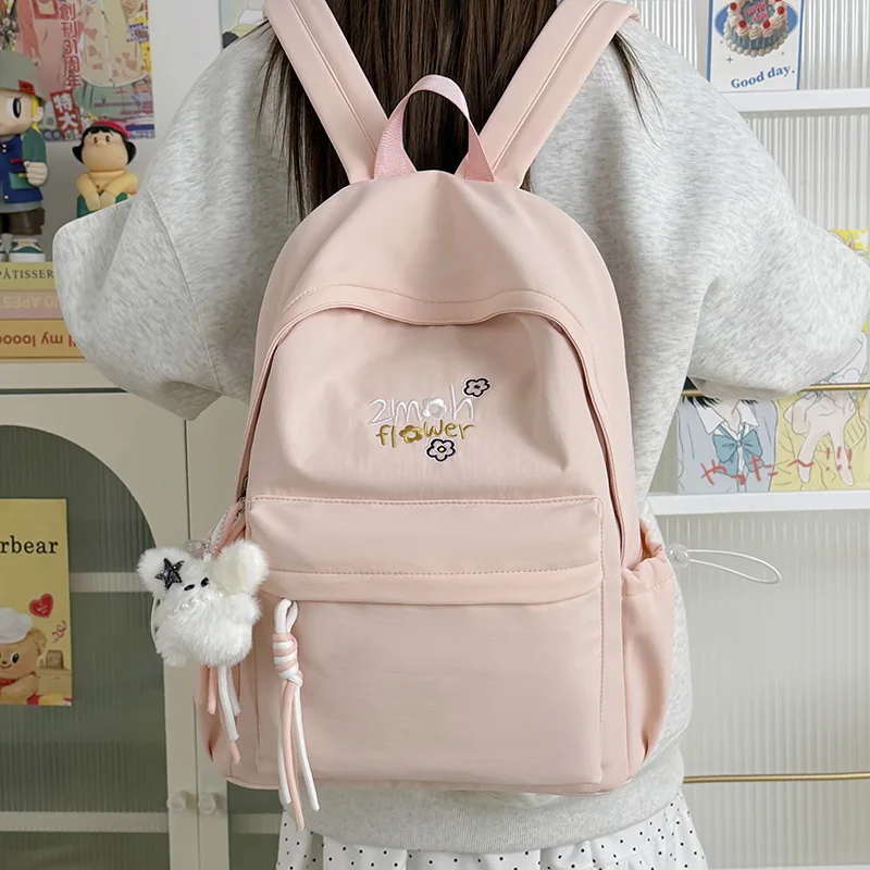 travel-school-bag-cartoon-girl-heart-korean-version-ins-style-student-party-double-shoulder-backpack-summer-new-arrival-women