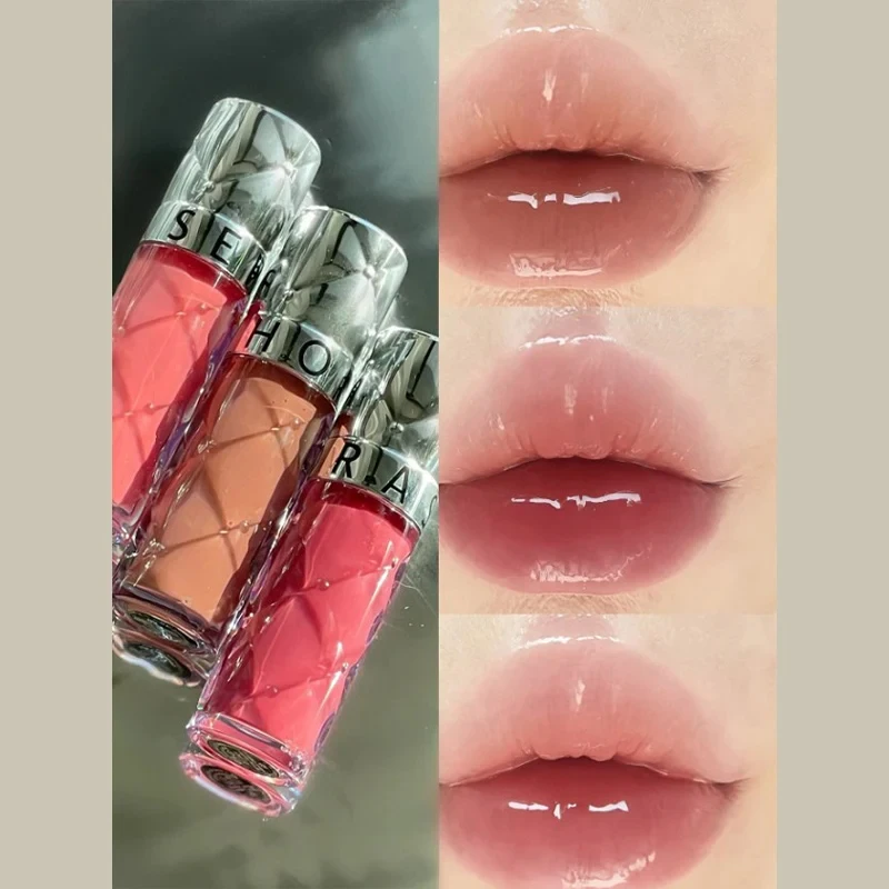 Brand Effect Volume Lip Gloss Mirror Lip Glaze Film Non-stick Cup Natural Nude Color Liquid Lipstick Sexy Lip Makeup