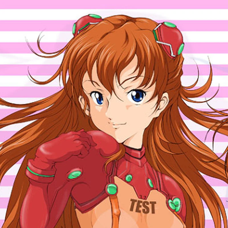 

Dakimakura Anime Pillow Case Asuka Langley Soryu Pillow Cover Halloween Christmas Decoration