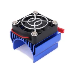 540/550/3650/3660/3674 Motor Heat Sink 4010 with 5V Cooling Fan Cooler Heat Fin 36mm Diameter Radiator for 1/10 RC Model Car