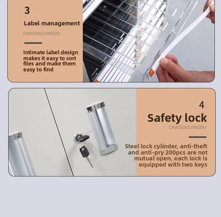 Nail art storage cabinet Cosmetics finishing Multi-layer drawer type