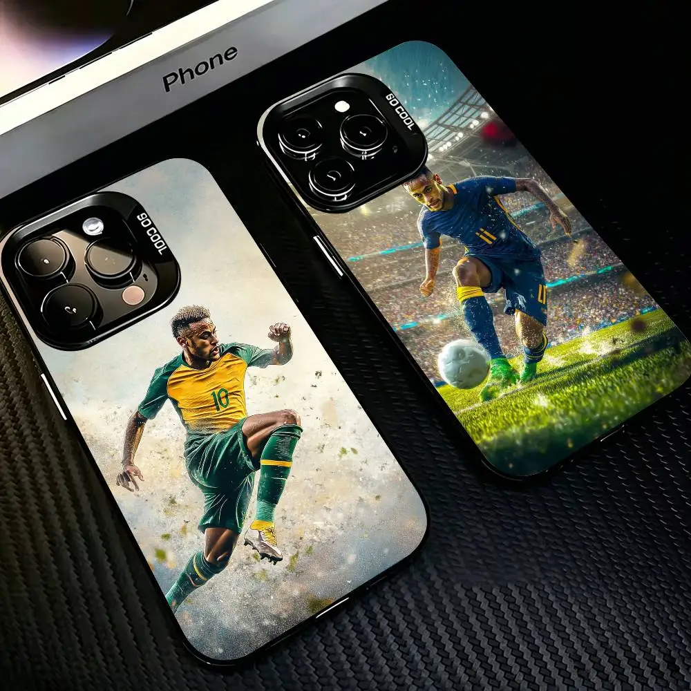 NEYMAR JR 10 Silver Cover For Phone Case For iPhone 17,16,15,14,13,12,11 Plus,Pro Max,XS
