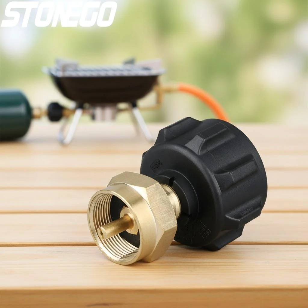 

Регулятор давления пропана 1 фунт (QCC1) с адаптером для заправки, клапан для кемпинга, уличного гриля, портативной плиты, нагревательного элемента