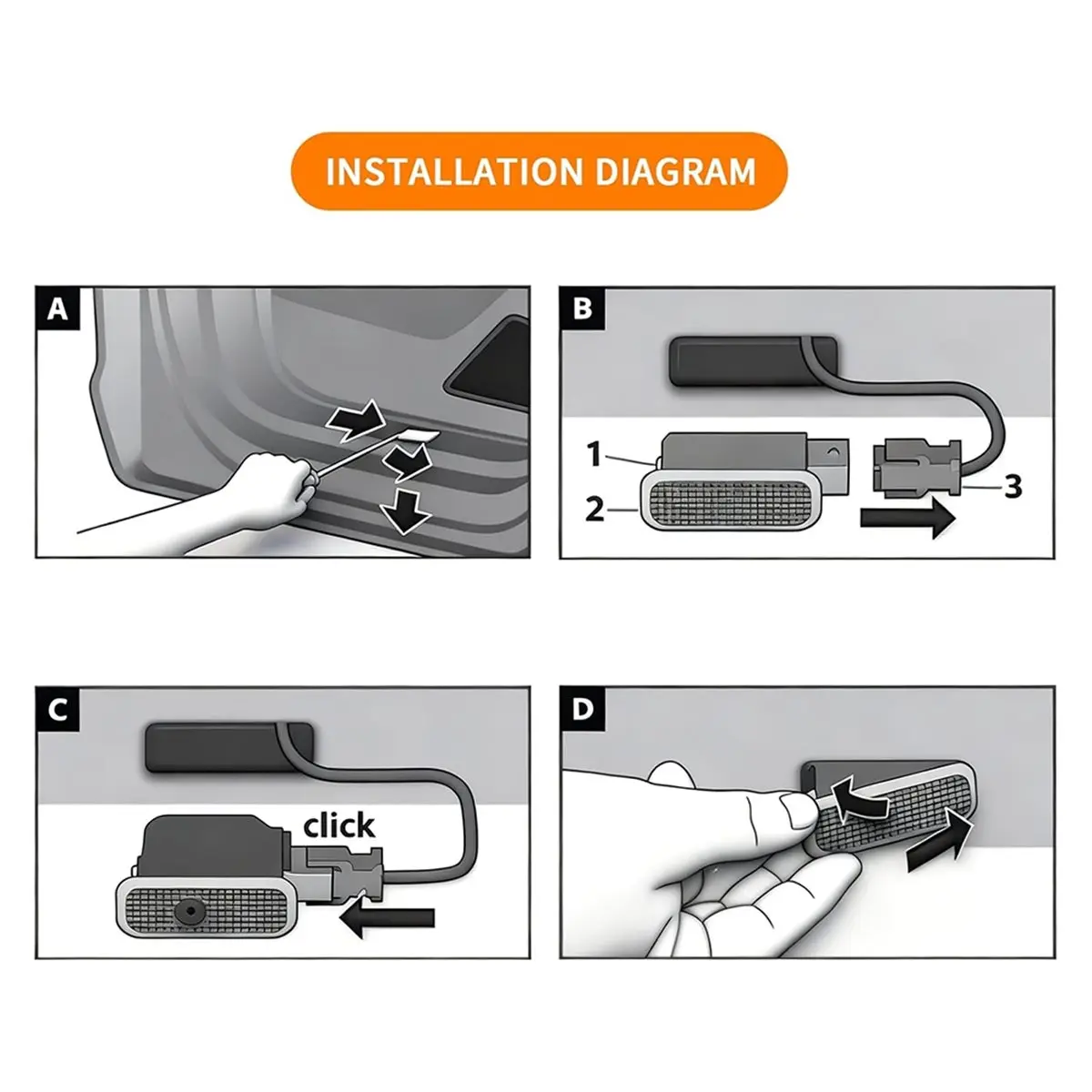 618 Mega Sale Four-Ring Projection Lights, LED Car Door Lights, Ghost Shadow Puddle Lights, Bicycle and Car Decorations.