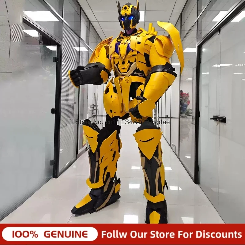 

Life-Size Adult Wearable Robot Suit, Transformable Humanoid Costume, Dino Outfit For Mall Event, Cosplay & Stage Performance