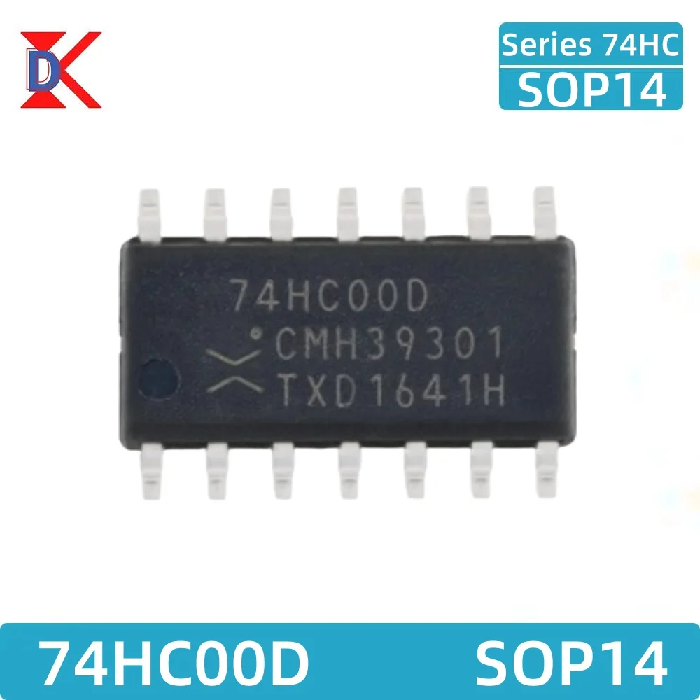 10Pcs Brand new genuine patch Logic chip 74HC series 74HC00D 74HC02D 74HC04D 74HC07D 74HC08D 74HC74D 74HC86D 74HC32D SOP14