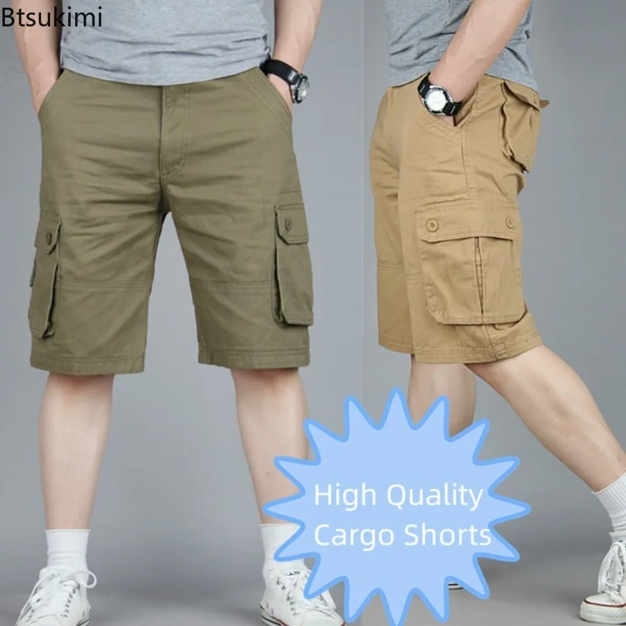

Tactical Cargo Shorts Men's Cotton Loose Joggers Pants Casual Outdoor Sports Pants Summer Multi Pocket Breathable Shorts for Men