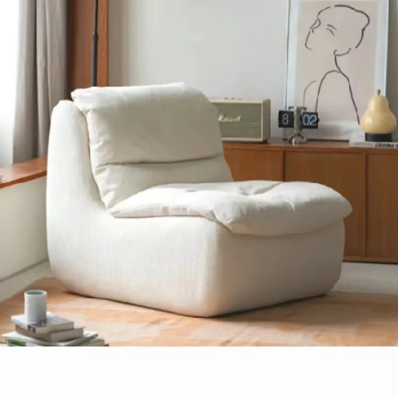 

Modern Single Sofa Chair Vacuum Compression Sofa Chair Modern Leisure Sofa Chair Fabric Living Room Couch