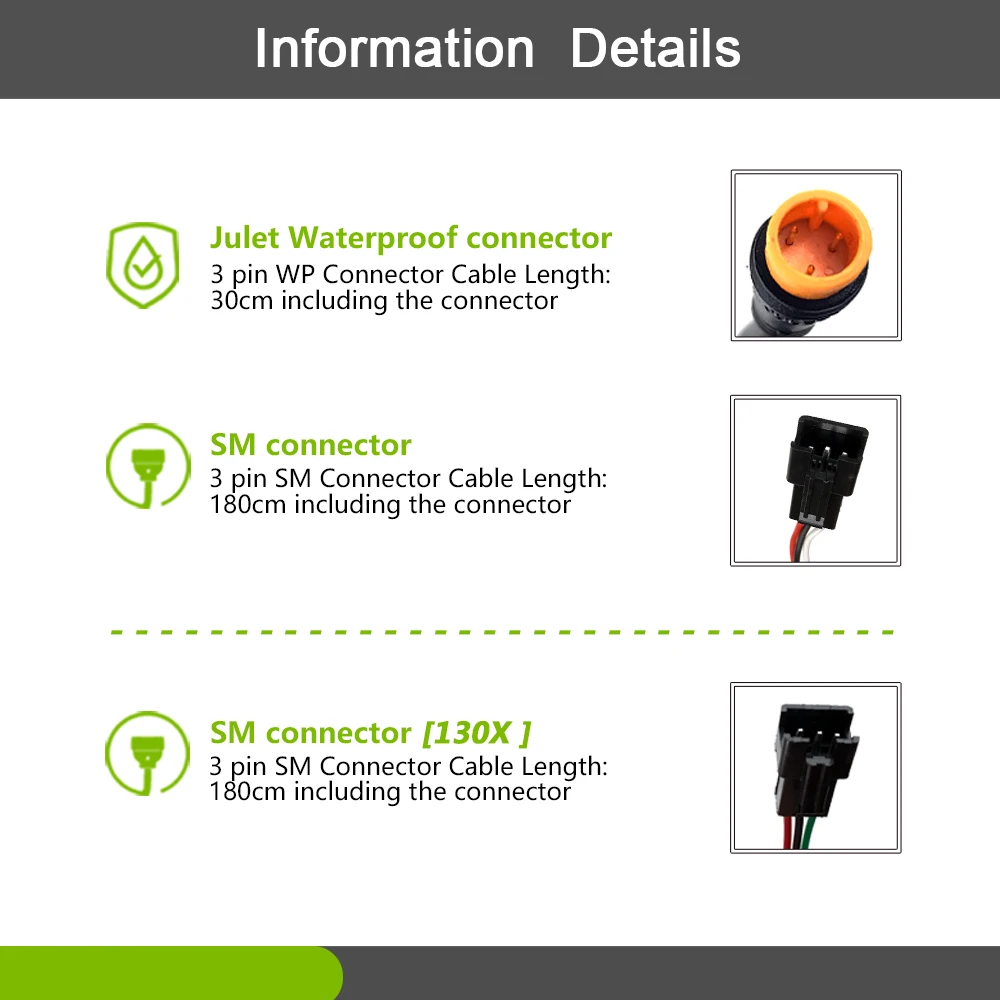 Electric Bicycle Thumb Throttle 24V-72V Whole Throttle Half Twist Throttle Handle  Left/Right Side For Ebike Conversion Kit