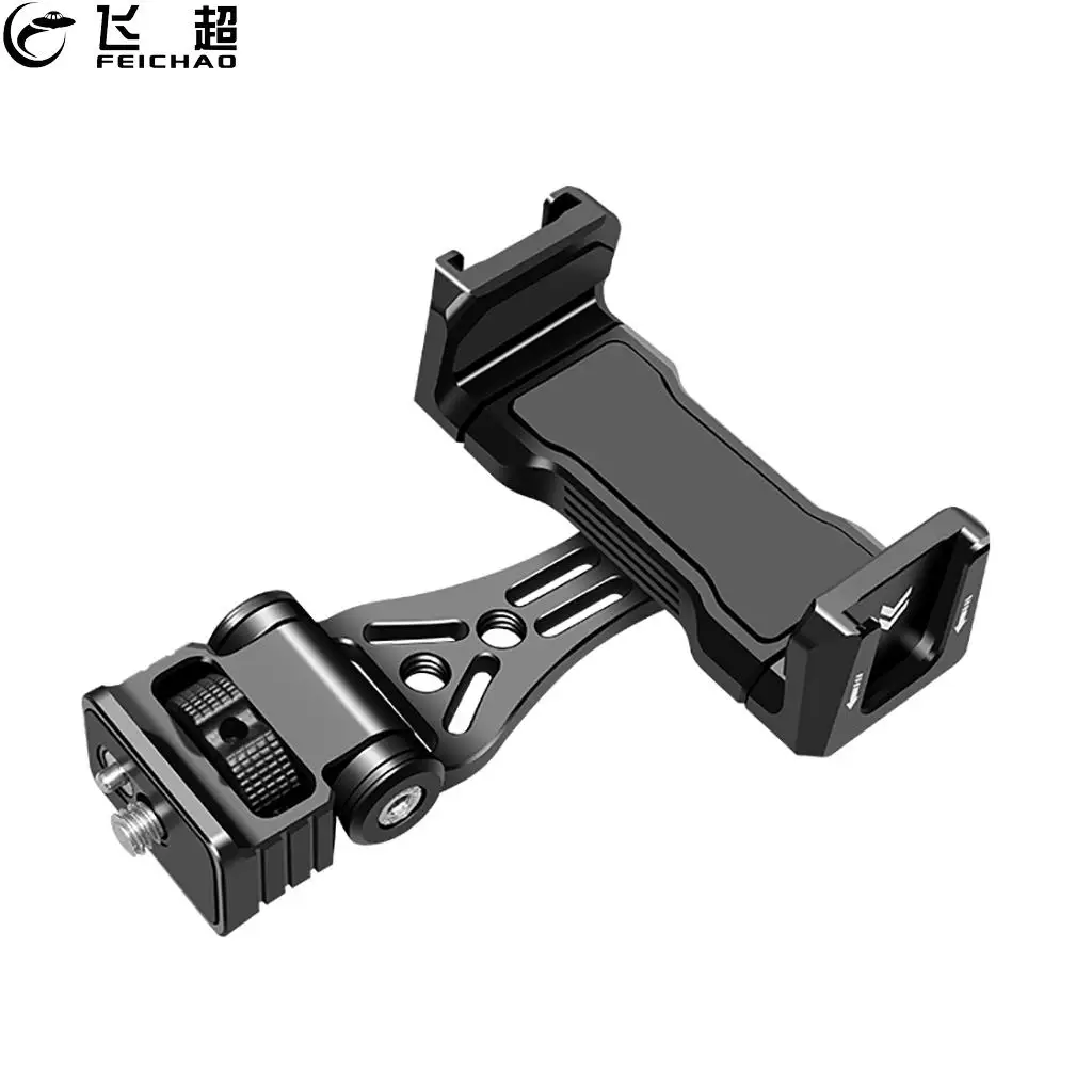 

Зажим держателя телефона с двойным креплением холодного башмака 1/4 Arri Pin для DSLR-камеры, смартфона, светодиодсветильник Ки