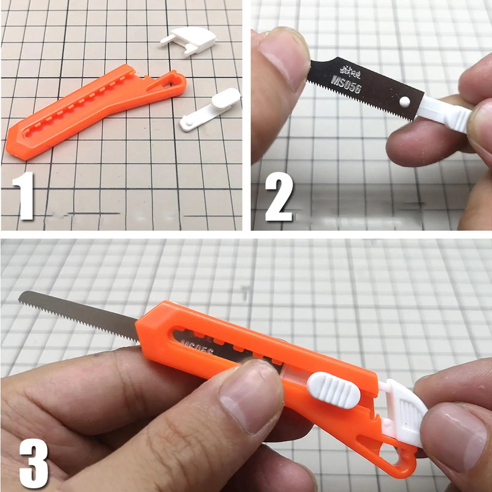 DIY Hand Saw Model Craft Set, Hobby Mini Razor Saw Kit Handy Multifunction Craft