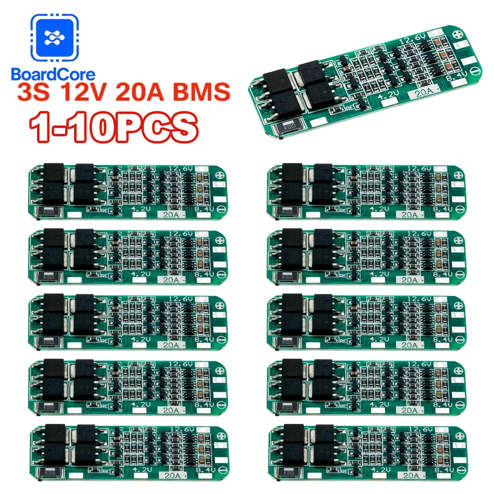 1-10PCS 3S 20A Li-I…
