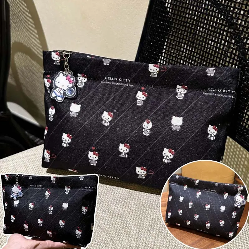 

Sanrio Hello Kitty косметичка большой емкости водоотталкивающая нейлоновая косметичка милые и портативные дорожные сумки для хранения туалетных принадлежностей
