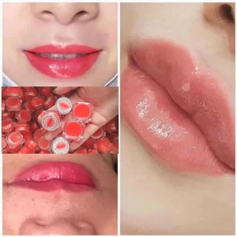 Duong Moi MT Tri Tham Moi Duong Mau Moi Vietnam Lip mud Moisturizing Soft pink Remove Dark Lips Dry Crack 5g Men Women