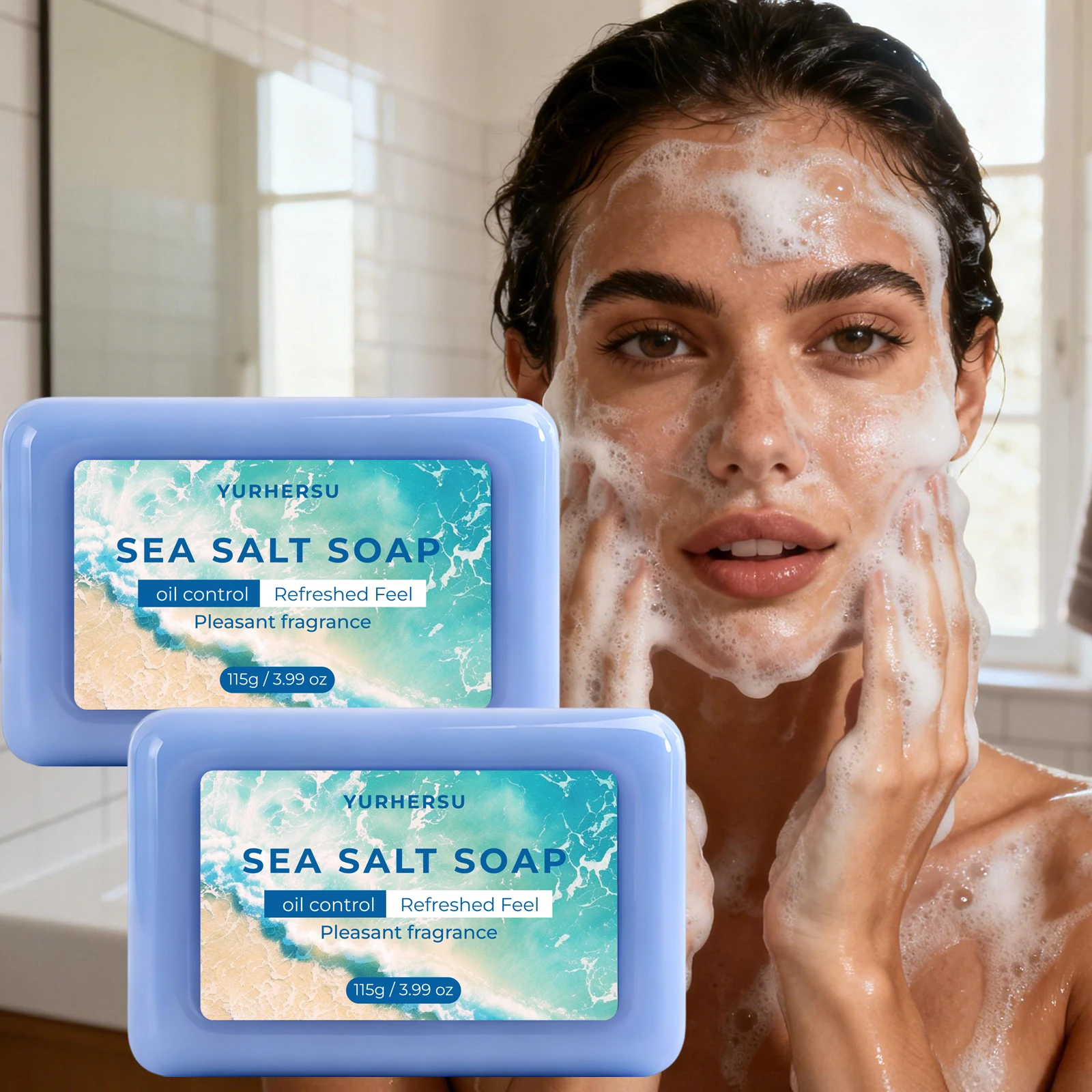 Organic Sea Birdnest Extract Soap Gentle Hydrating Nourishing Repair Dull Skin Improve Complexion Face Body Soap