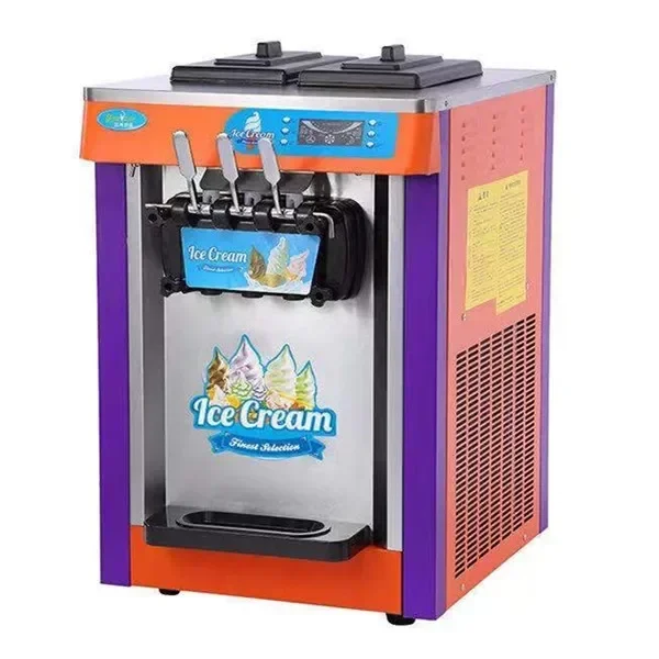 ضمان التجارة!!! آلة الآيس كريم الشعبية / آلة الآيس كريم الزبادي / آلة ميلك شيك آيس كريم الفاكهة الحقيقية #1