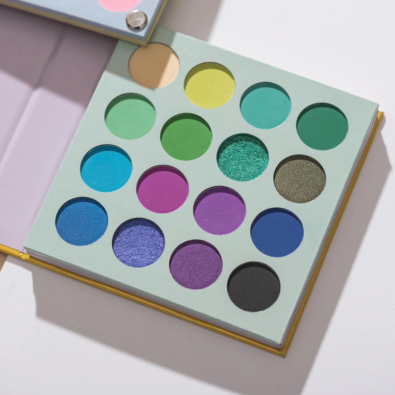 Beauty Glazed 64 Color Twist Eyeshadow Palette, 4 IN 1 Turning Page,Shimmer Matte Glitters Makeup Tray,Gifts For Women