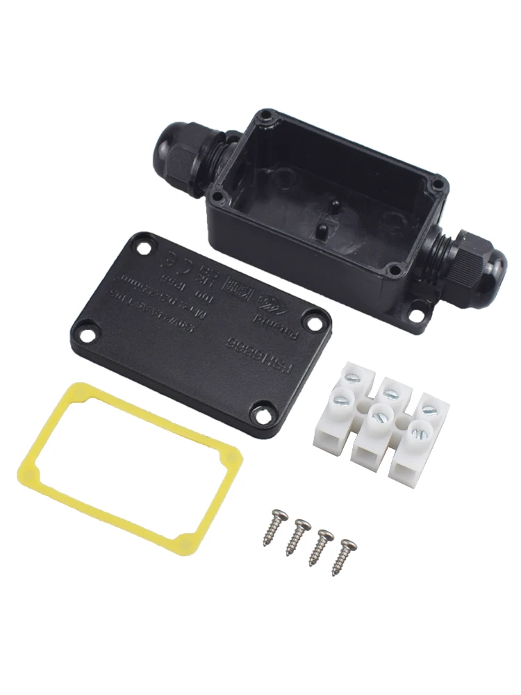 IP66 waterdichte aansluitdoos 2-weg 3-weg 3 mm-6,5 mm kabelconnector verzegelde brandvertragende elektrische waterdichte buitendoos - afbeelding 2