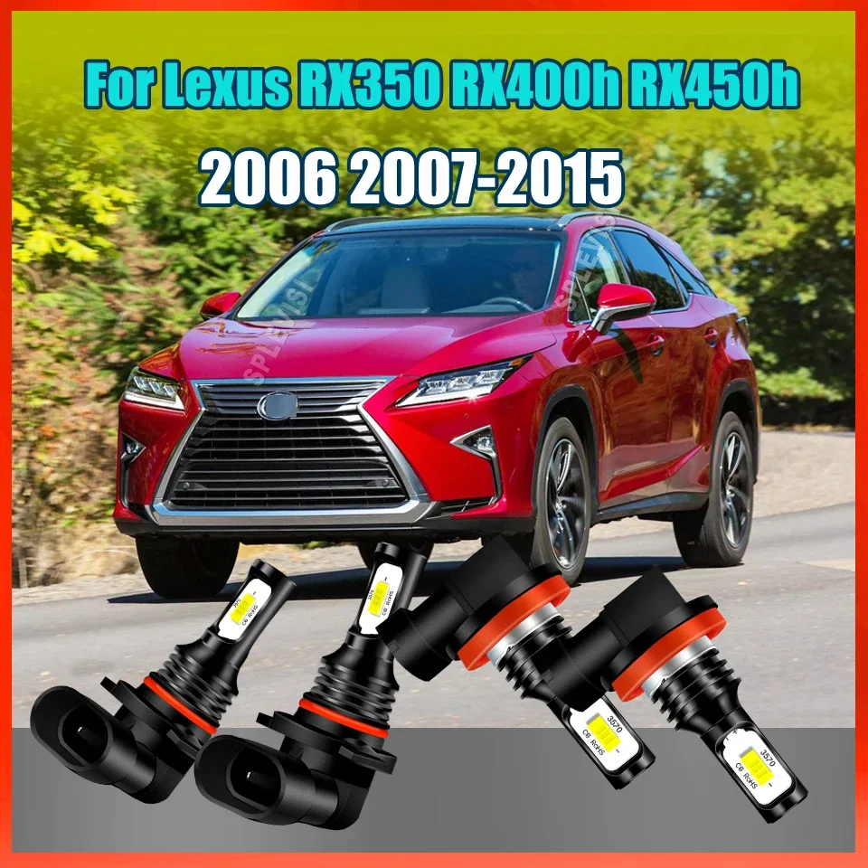 12v 6000K Car Headlight Foglamp Can Be Direct Replace Yourself For Lexus RX350 RX400h RX450h 2006 2007 2008 2009 2010 2011-2015
