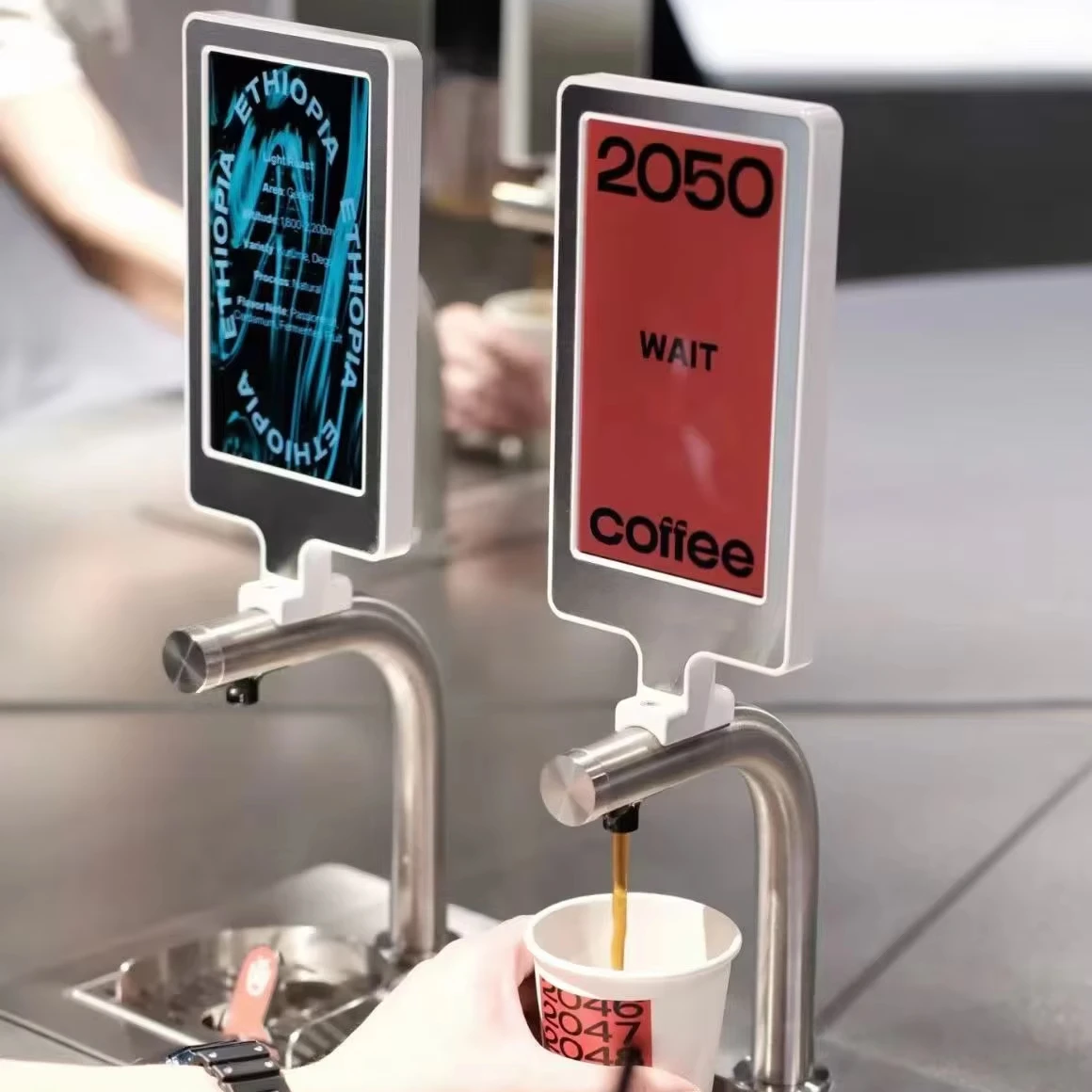 Cold Brew Coffee Vending Machine with Efficient Motor Dual Functionality As a Milk Dispensing Machine