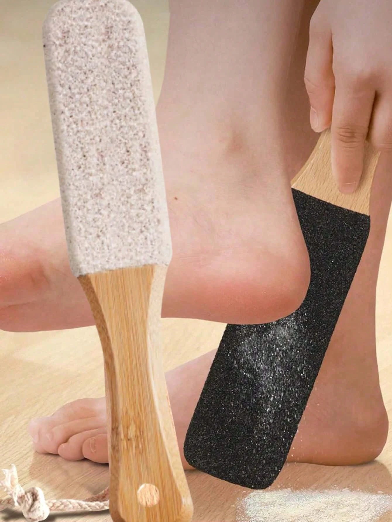 1/2Pcs Foot Cleaning File Tool Foot Grinder, Double-Sided Professional Pedicure Tool To Remove Dead Skin Cracks,Remove Dead Skin