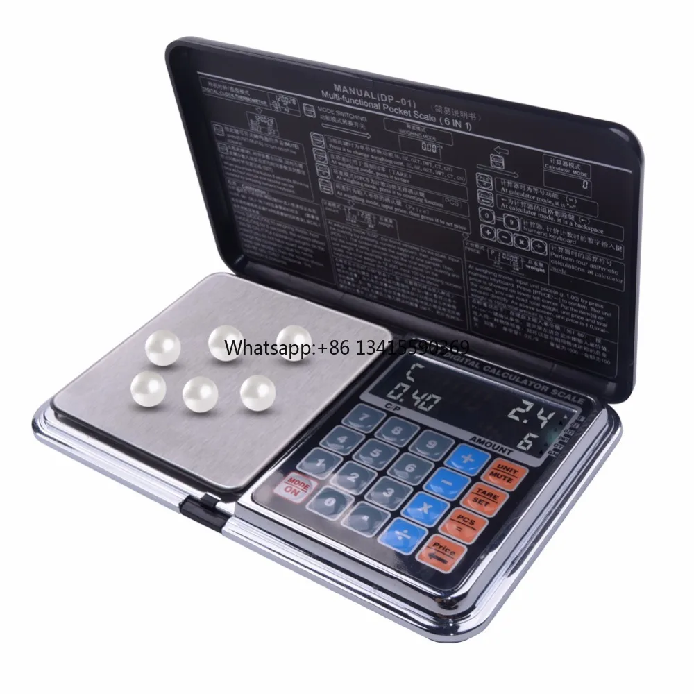 

0.01G/200g Mini Digital Scale Portable LCD Electronic Jewelry Scales Weight Weighting Diamond Pocket Scales