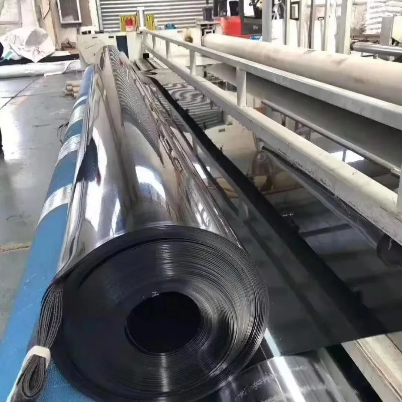 HDPE Geomembrane Liner Custom Roll Width Length Thickness for Water Pond Canal Landfill and Mining Applications