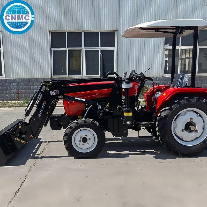 

CNMC Compact Type 4x4 Wheel Tractor 25HP Tractor With Bucket Customization EPA CE Certified Farm Use Made In China