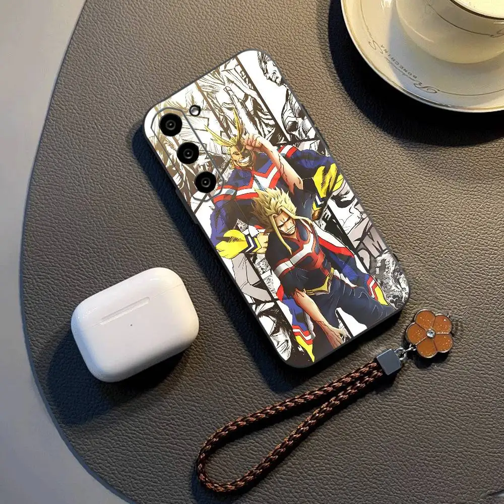 Hero Academia All Might   Phone Case For Samsung Galaxy A73,A72,A71,A70,A53,A52,A51,Others Soft Black Cover