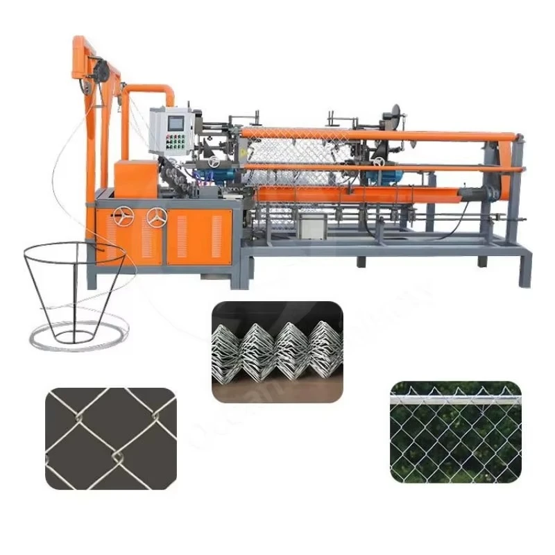 

Industrial Chain Link Machine for High-Security Prison Fencing and Border Patrol Barrier Net Manufacturing