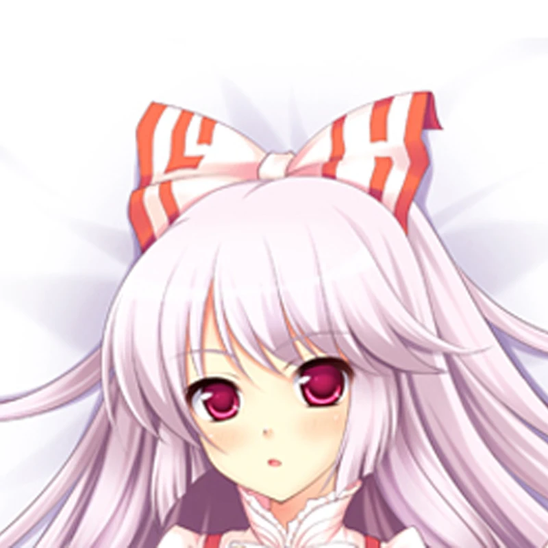 Fujiwara no Mokou Anime Dakimakura Pillow Cover Double Sided Print Hugging Body Pillow Case Multi Size 120-180cm