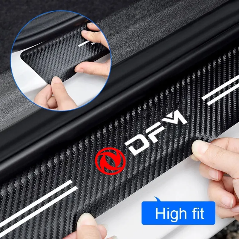 Car Sill Stickers Accessories for Dongfeng DFM Aeolus ax3 k01 Ax5 580 h30 c31 ax7 AX4 DFSK Glory 360 Cefiro MX6 S50 Accessories