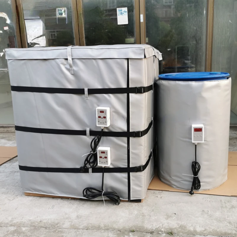 High Quality 1000 Litre IBC Tote Heater Jacket Heating Blanket with Digital Thermostat and Overheating Protection