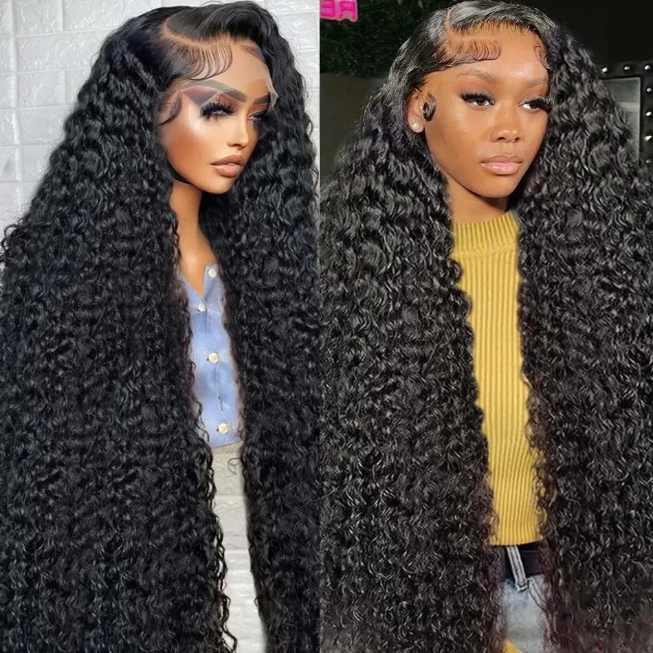 

180% Density 360 Lace Frontal Wig 360 Lace Wig Curly Human Hair Wig Pre Plucked with Baby Hair for Black Women