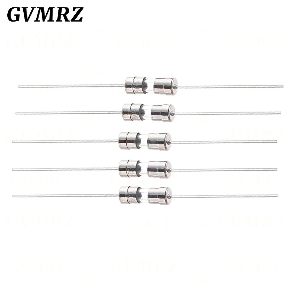 10PCS/lot  3.6*10 Fast-Blow Glass Tube Fuse Fast Break With Pin 3.6X10MM 0.5A 1A 1.5A 2A 3A 3.15A 4A 5A 6.3A 8A 10A AMP 250V