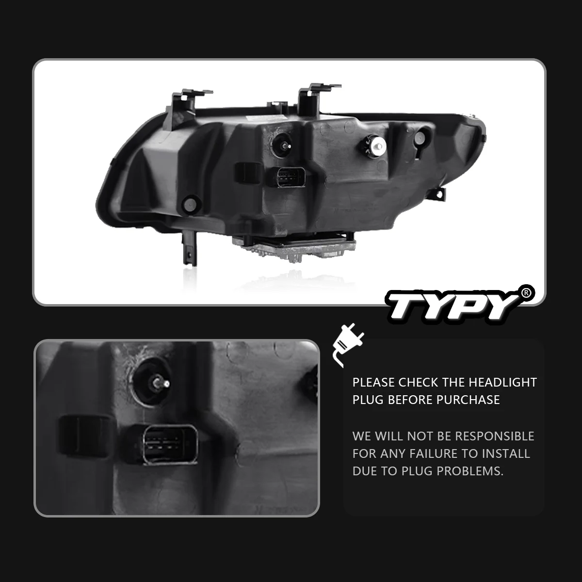 

TYPY новая светодиодная фара, обновленная, модифицированная для BMW E92 E93 2011-2013, фара с динамическим сигналом, автоаксессуары