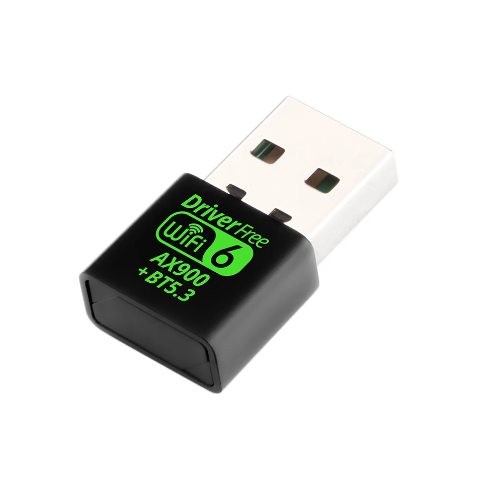 CREACUBE AX900M Wifi6 USB Wifi Adapter Driver Free 5G Dual Band USB Bluetooth-Compatibe 5.3 Adapter 2 in 1 For PC Win10/11