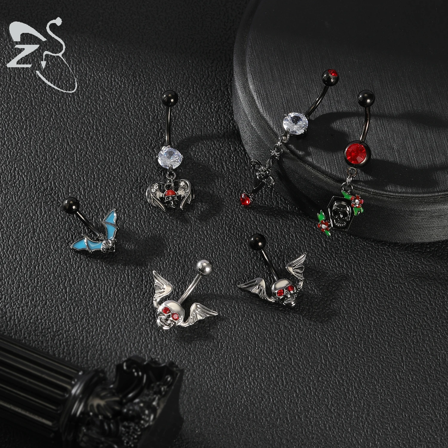 Zs 1Pc 14G Zwarte Schedel Nave - Body Jewelry Women recensie en prijs