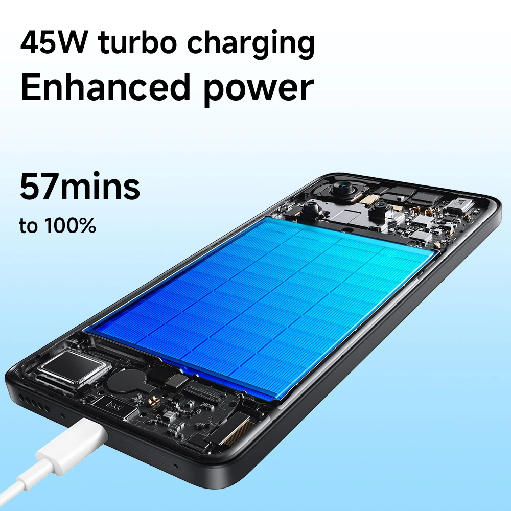 هاتف ذكي Nuevo Xiaomi Redmi Note 14 6,67 120 هرتز Pantalla OLED MTK الأبعاد 7025-Ultra 5500mAh 45W 50MP OIS IP64 IN NFC