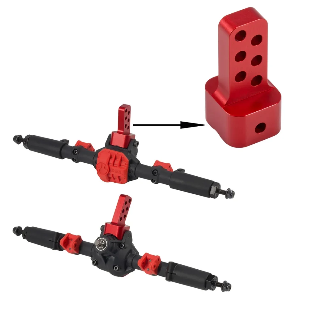 CNC Aluminum AR44 Axle Link Riser 4 Angles Anti-squat Mounts for 1/10 RC Crawler Axial SCX10 II Chassis DIY 90046 Upgrade Parts